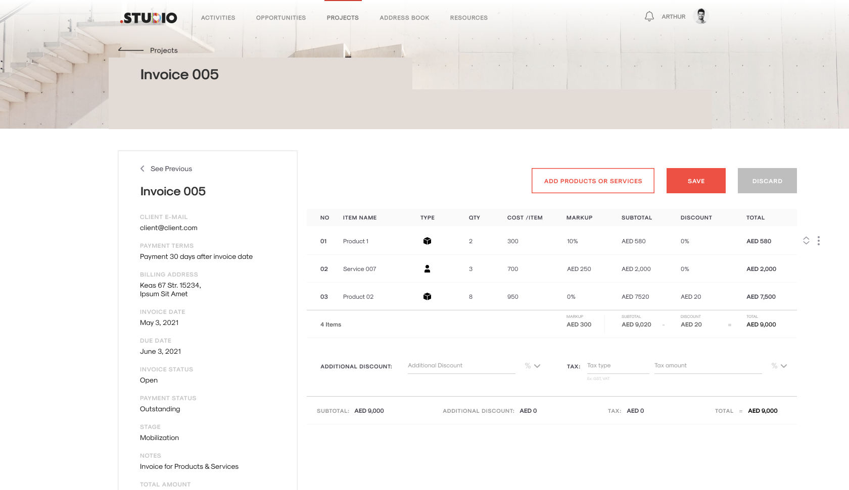 Invoice Template