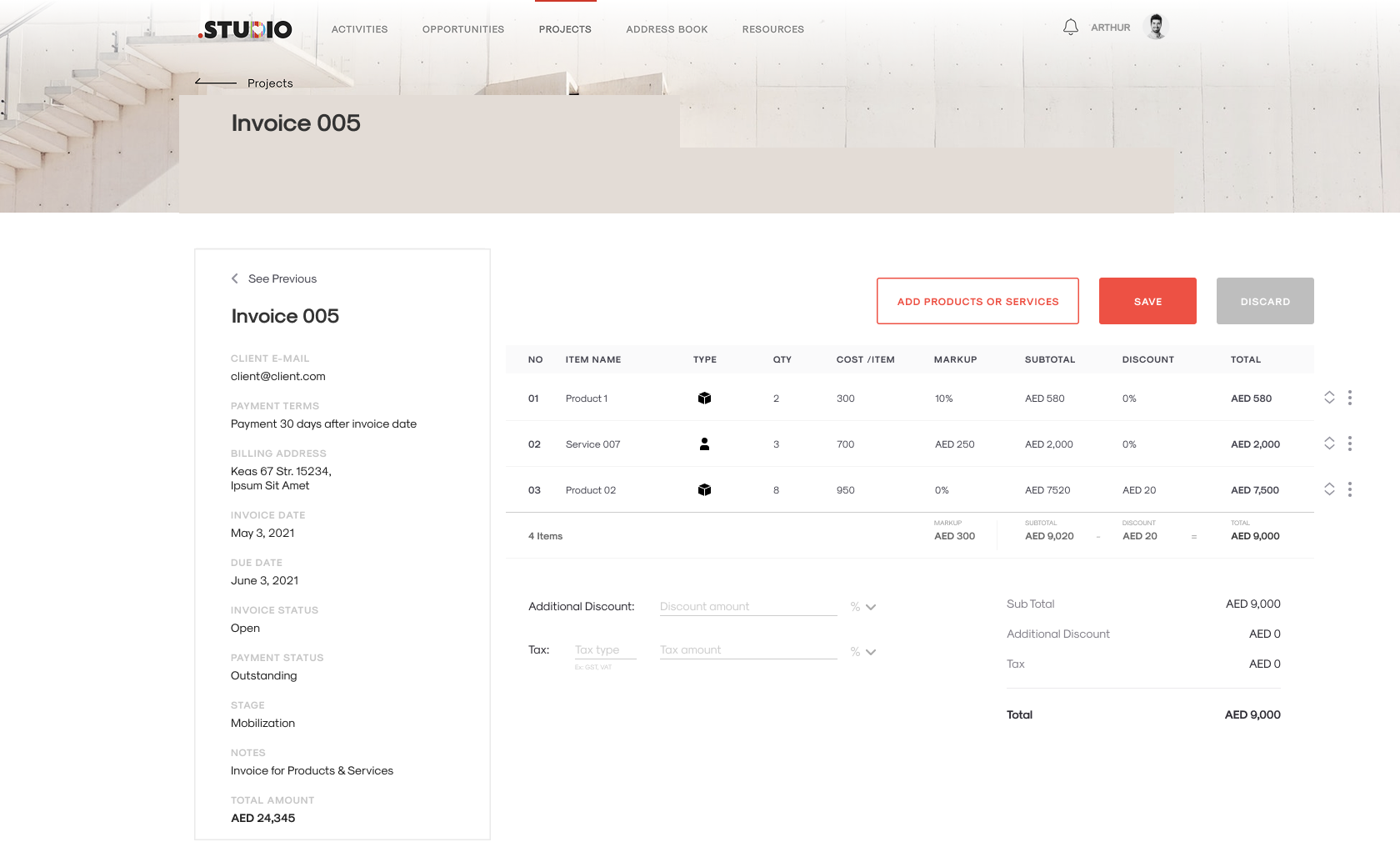 Invoice Template