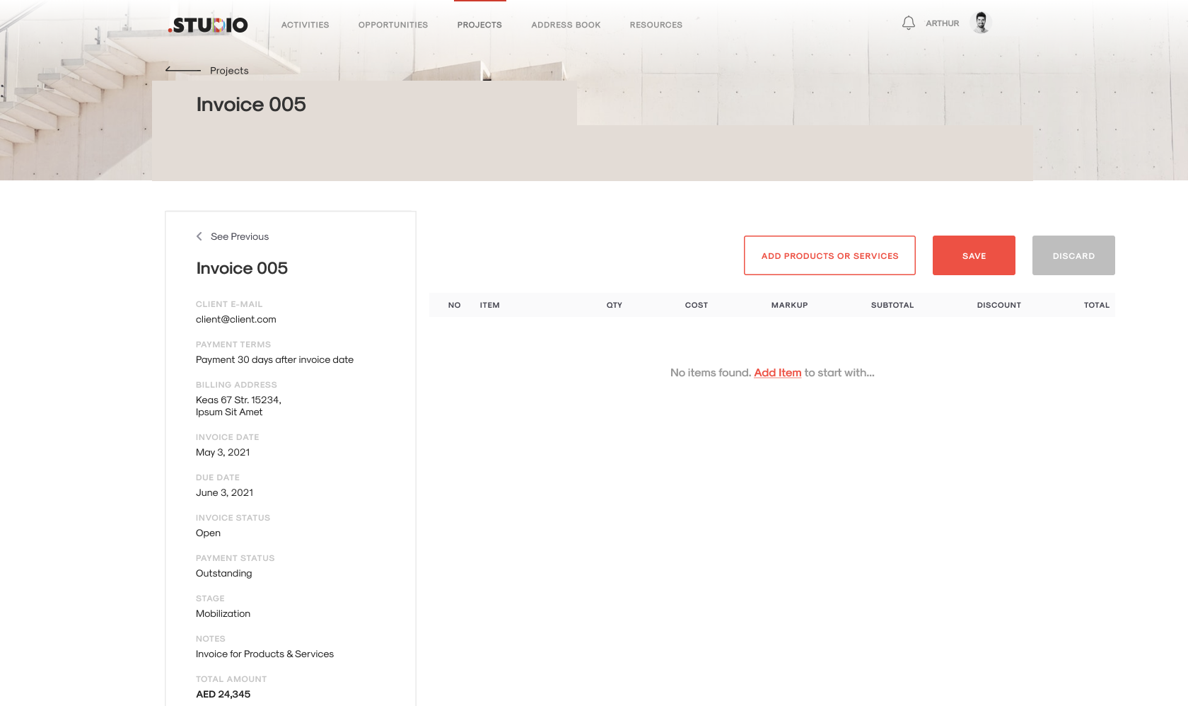 Invoice Template